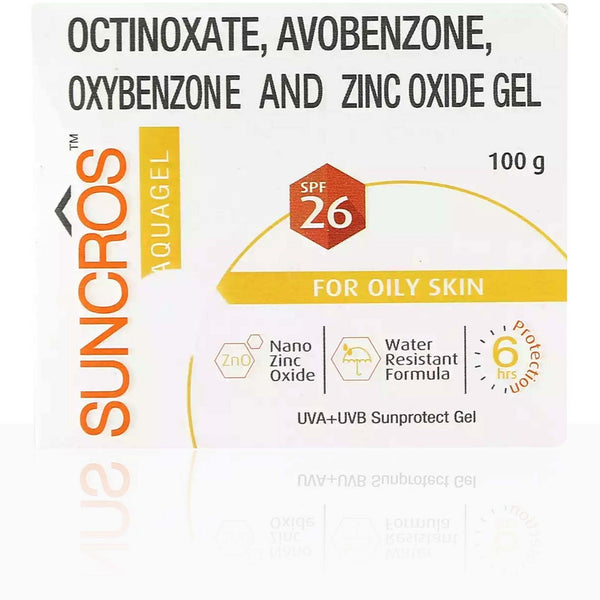 Suncros AquaGel Sunscreen SPF 26