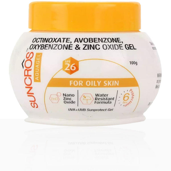 Suncros AquaGel Sunscreen SPF 26