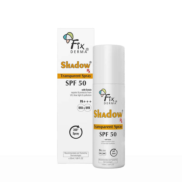 Fixderma Shadow Rx Transparent Spray Sunscreen SPF 50 PA+++