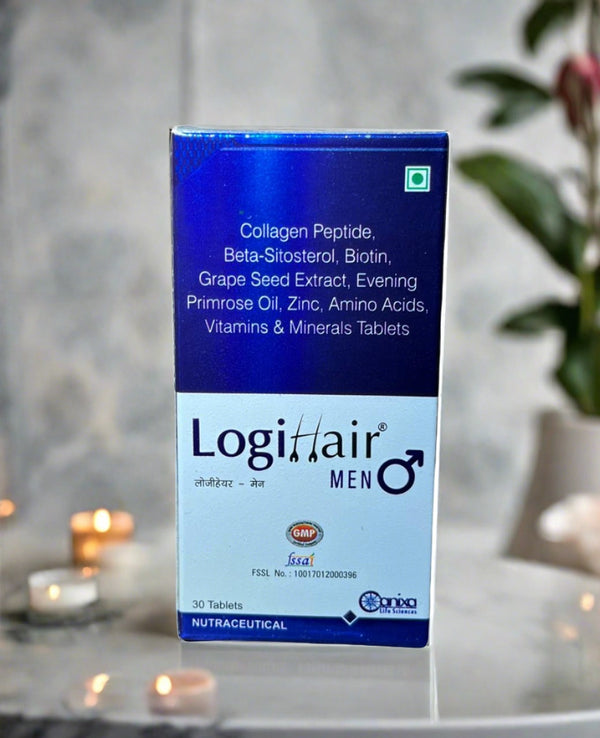 LogiHair Men Tablet: A Dietary Supplement for Hair Health and Growth by Sarin Skin