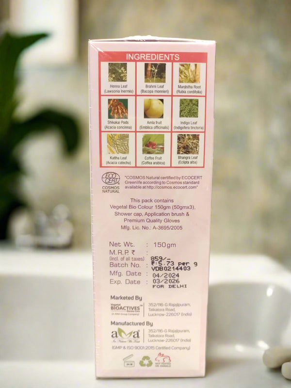 Vegetal Bio Colour 100% Natural Hair Colour For Men & Women