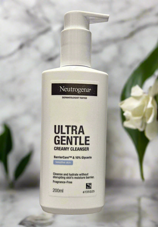 Neutrogena Ultra Gentle Creamy Face Cleanser Moisturizing Face Wash