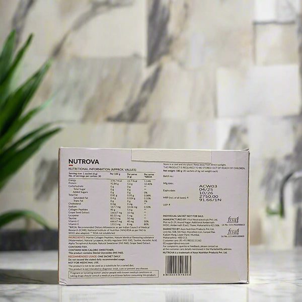 Nutrova Collagen + Antioxidants Zero Sugar - Watermelon