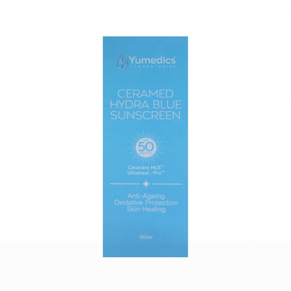 Yumedics Ceramed Hydra Blue Sunscreen SPF 50 PA ++++