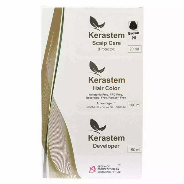 Kerastem Hair Color 4 Brown