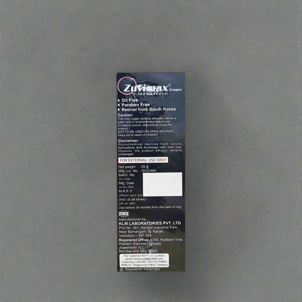 Zuvimax 0.2% Pure Retinol Cream