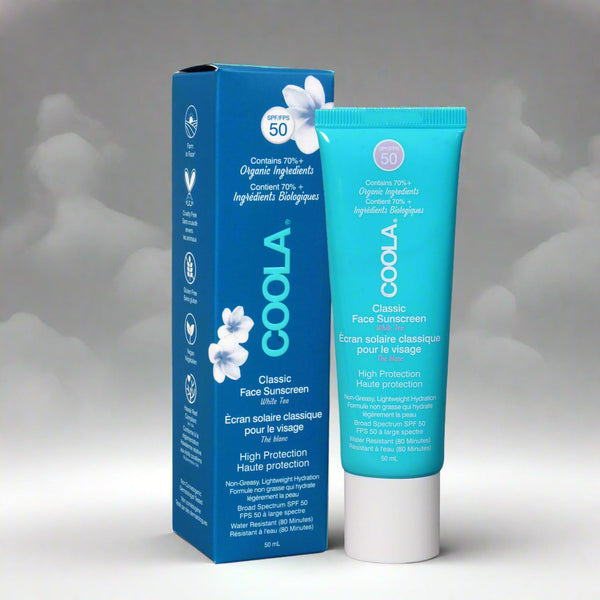 Coola Classic Face Sunscreen SPF 50 White Tea