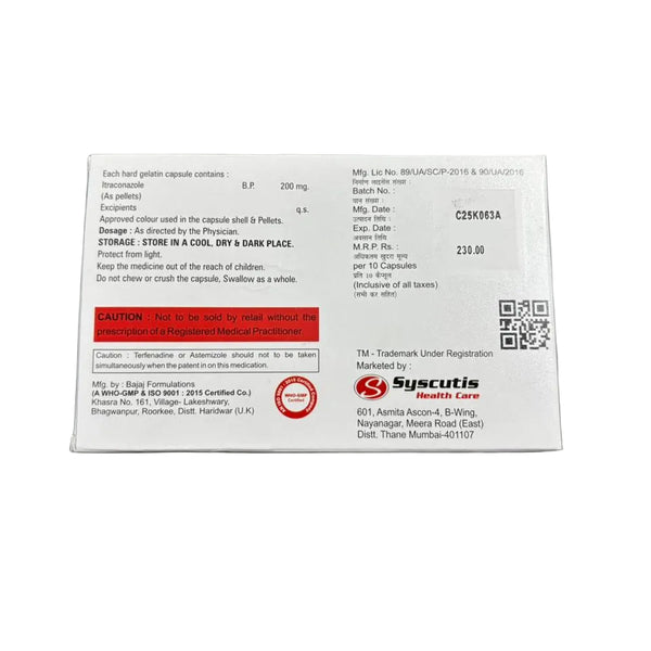 Itracutis-200mg Capsule