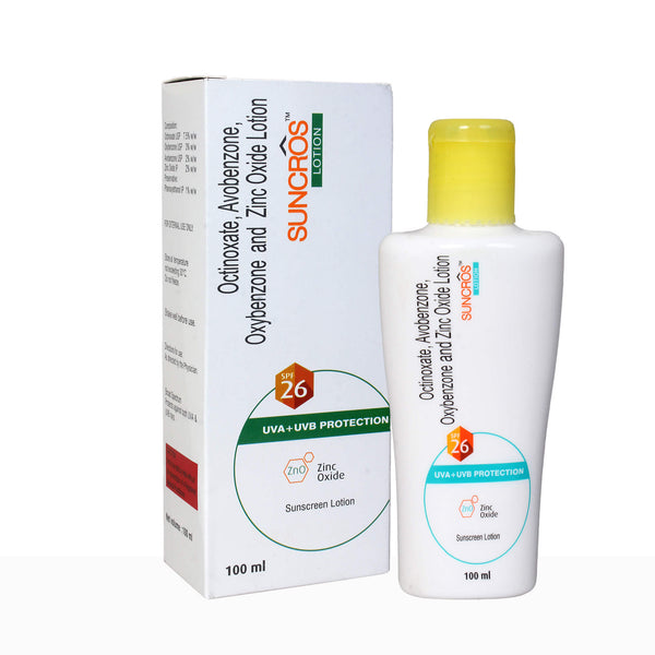 Suncros Sunscreen Lotion SPF 26 - Clinikally