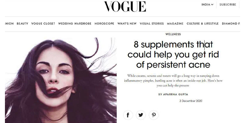 8 supplements that could help you get rid of persistent acne