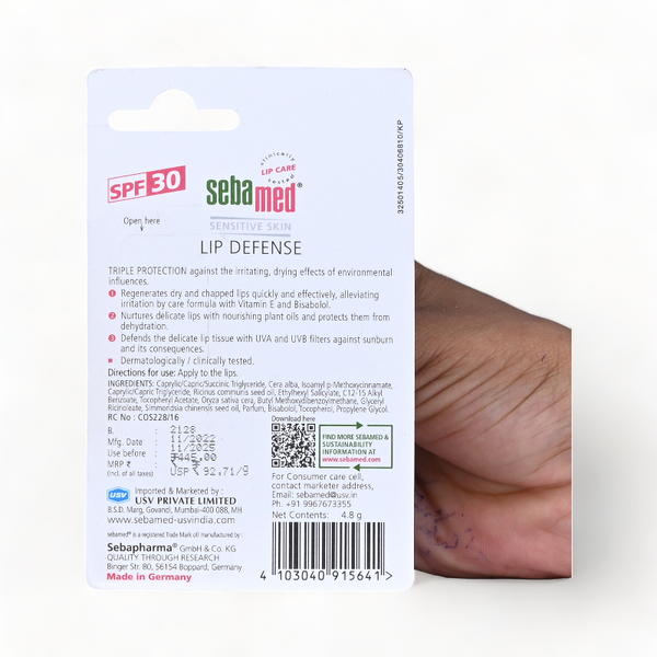 Sebamed Lip Defense Balm with SPF 30