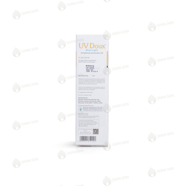 UV Doux anhydrous sunscreen gel SPF 50