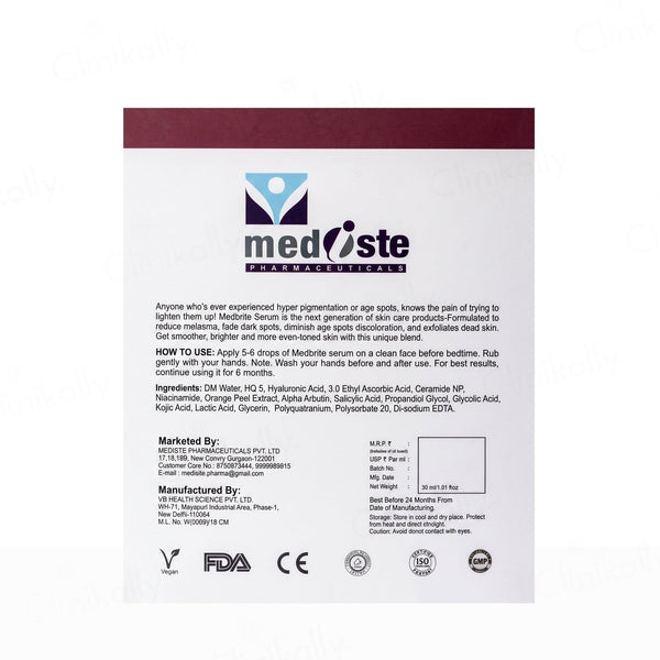 Mediste Medbrite Serum