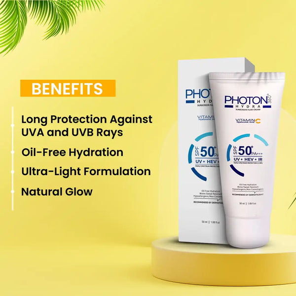 Aclaris Photon 360 Hydra Sunscreen Fluid Cream SPF 50+