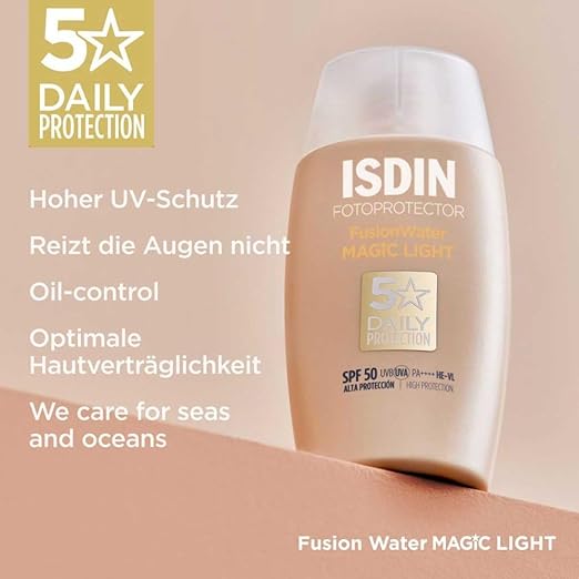 ISDIN Fotoprotector Fusion Water Magic Light Sunscreen SPF 50