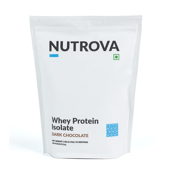 Nutrova Whey Protein Isolate - Dark Chocolate Flavour