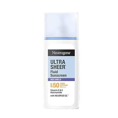 Neutrogena Ultrasheer Age Shield Fluid Sunscreen SPF 50+ PA++++