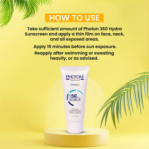 Aclaris Photon 360 Hydra Sunscreen Fluid Cream SPF 50+