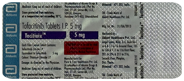 Tacitinix 5mg Tablet