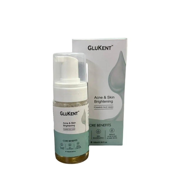 GLUKENT Acne & Skin Brightening Foaming Face Wash
