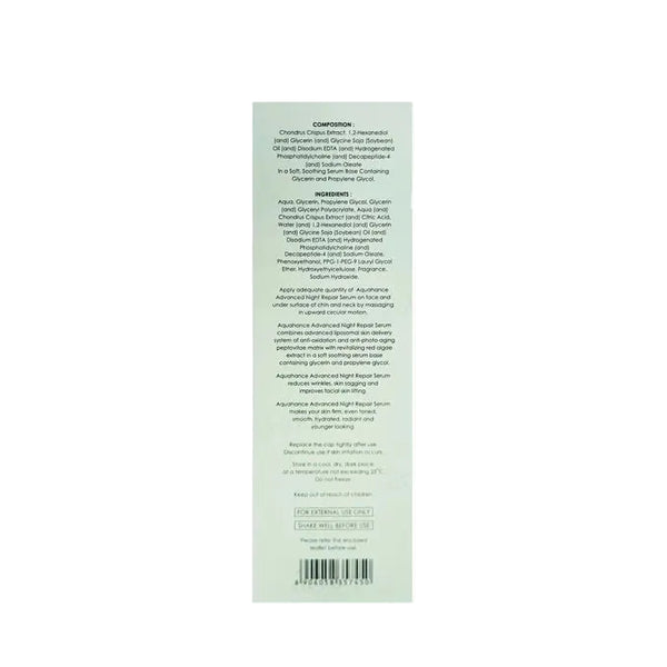Aquahance Advanced Night Repair Serum
