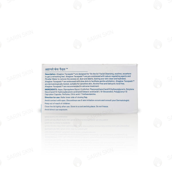 Ahaglow Facepads On-the-go Facial Cleansing
