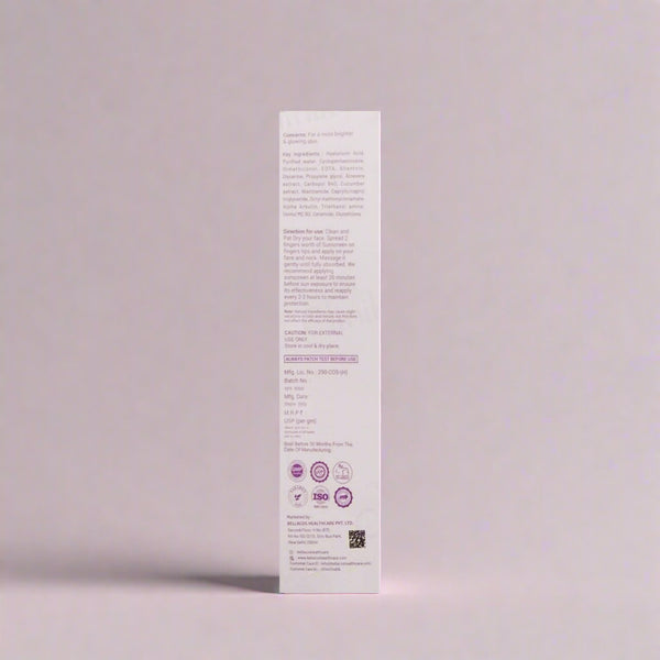 Bellacos Healthcare Bellarays Glutathione Sunscreen SPF 50 PA++++