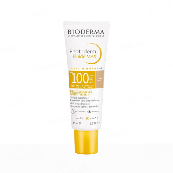 Bioderma Photoderm Fluide Max Sun Active Defense + AP Sunscreen SPF 100 PA++++ (Claire Light)