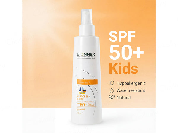 Bionnex Preventiva Sunscreen Spray SPF 50+ For Kids