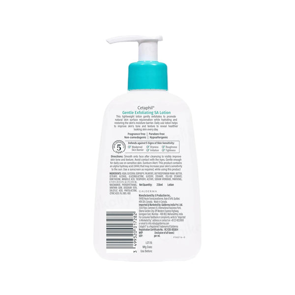 Cetaphil Gentle Exfoliating SA Lotion For Sensitive Skin