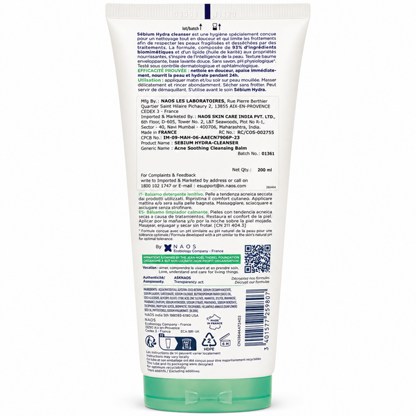 Bioderma Sebium Hydra Soothing Balm Cleanser