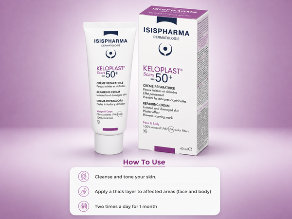 Isispharma Keloplast Scars Repairing Cream SPF 50+