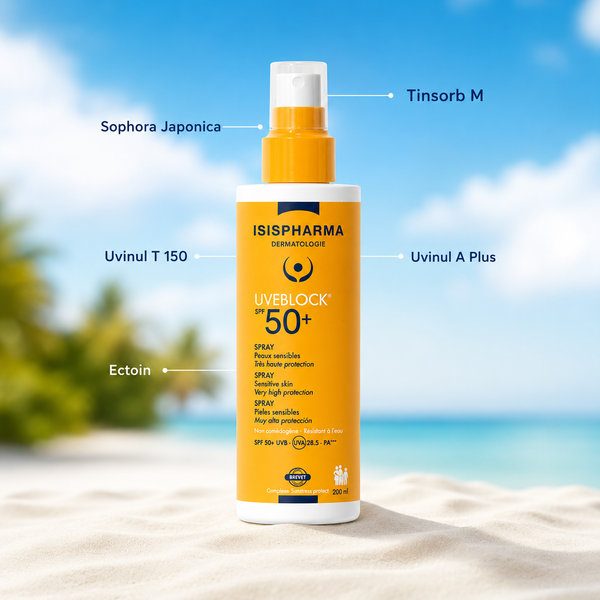 Isispharma UVE Block Spray Sunscreen SPF 50+ PA++++