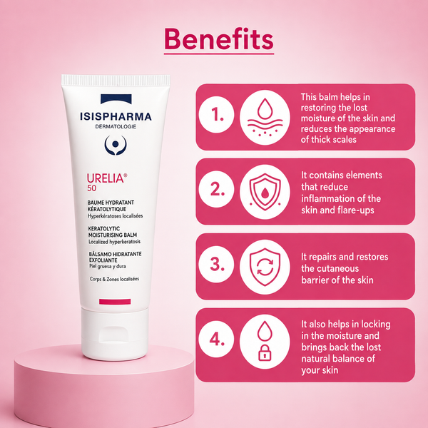 Isispharma Urelia 50 Keratolytic Moisturising Balm