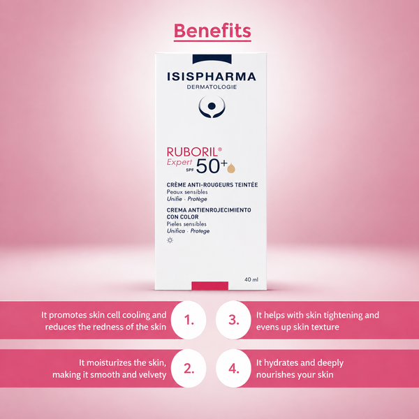 Isispharma Ruboril Expert Tinted Anti-Redness Cream SPF 50+
