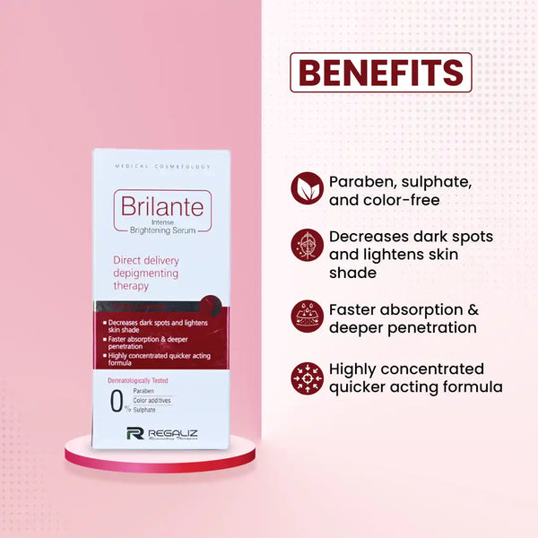 Brilante Intense Brightening Face Serum for Pigmentation, Melasma, Acne Marks