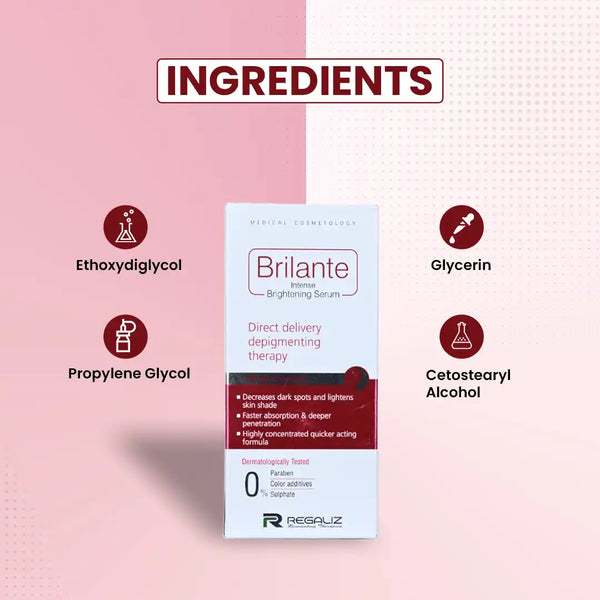 Brilante Intense Brightening Face Serum for Pigmentation, Melasma, Acne Marks