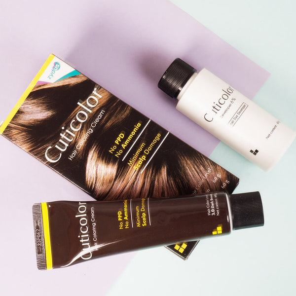 Cuticolor Hair Coloring Cream Dark Brown 3.0