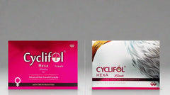 Cyclifol Hexa Female Advanced Cyclical Therapy Hair Growth Formula Kit