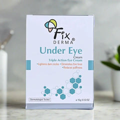 Fixderma Triple Action Under Eye Cream for Dark Circles | Lightens Dark Circles | Dark Circle Removal Cream