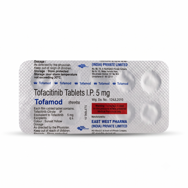 Tofamod Tofacitinib Tablets IP 5 mg