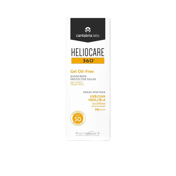 Heliocare 360 Gel Oil-Free Sunscreen Protector Solar Dry Touch SPF 50/PA++++