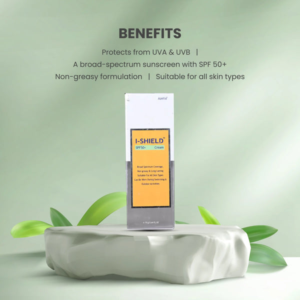 Azelia I-Shield Sunscreen Cream SPF 50 PA+++
