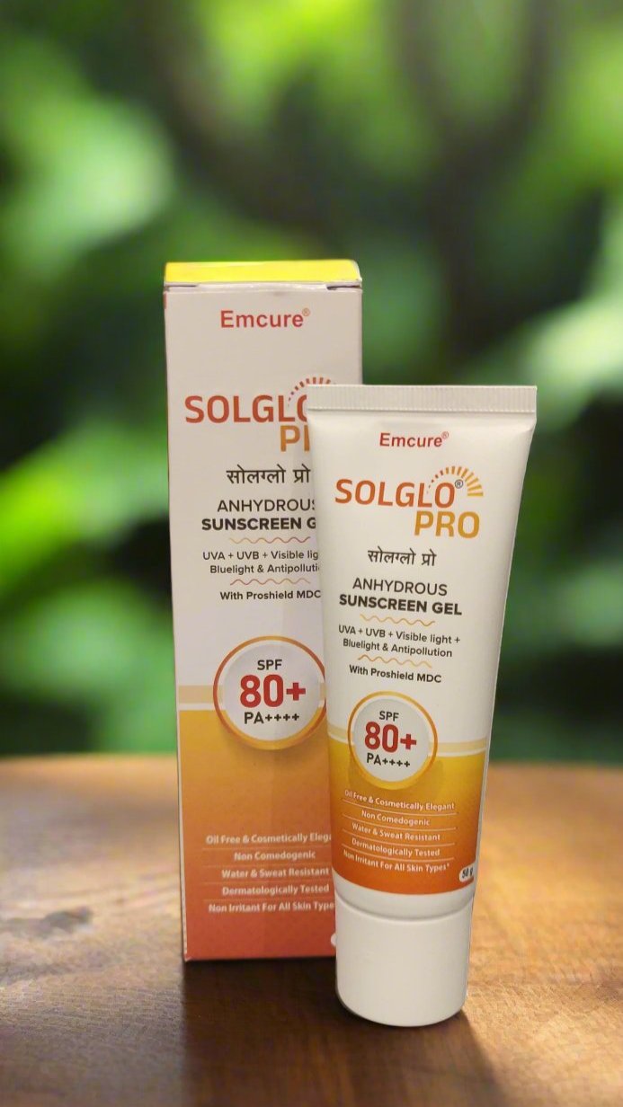 Solglo Pro Anhydrous Sunscreen Gel SPF 80+