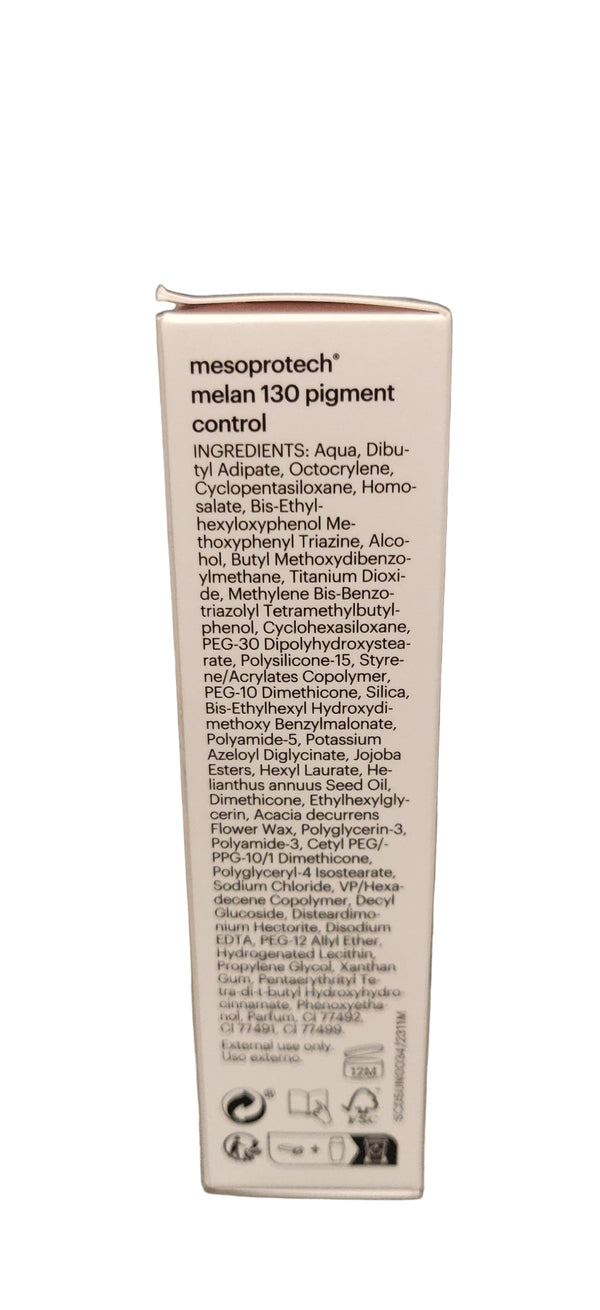 Mesoestetic Mesoprotech Melan 130 Pigment Control Sunscreen SPF 50+