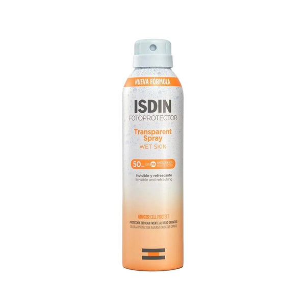 ISDIN Fotoprotector Wet Skin Transparent Spray Sunscreen SPF 50