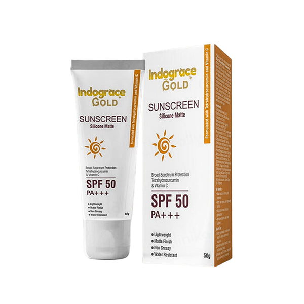 Indograce Gold Silicone Matte Sunscreen SPF 50 PA+++