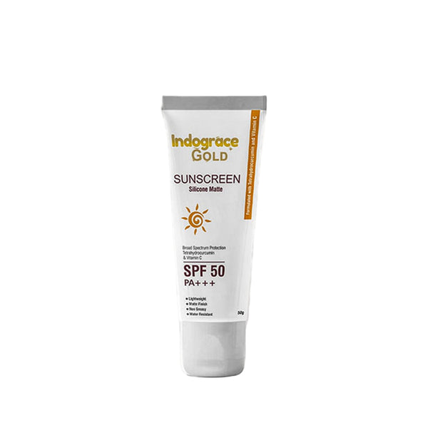 Indograce Gold Silicone Matte Sunscreen SPF 50 PA+++