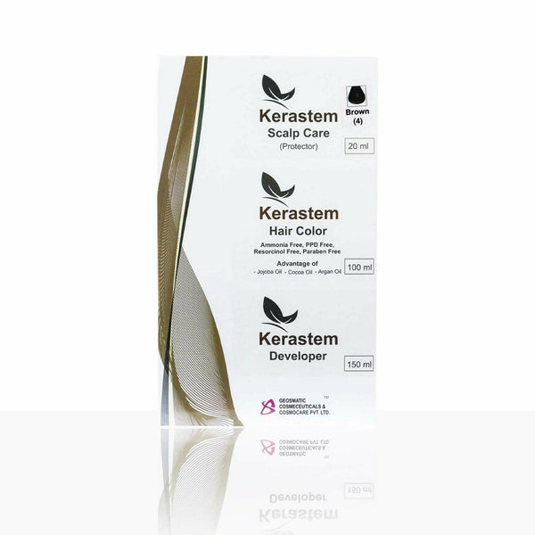 Kerastem Hair Color 4 Brown