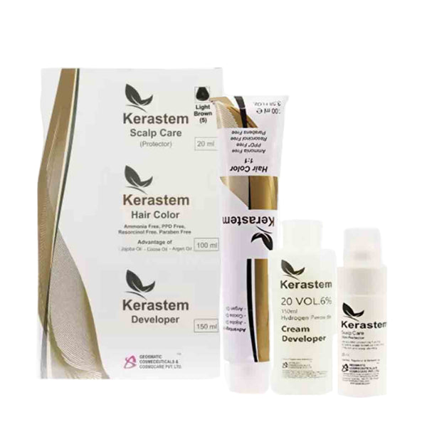 Kerastem Hair Color 5 Light Brown